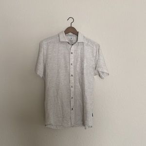 Kuhl short sleeve white/ grey shirt